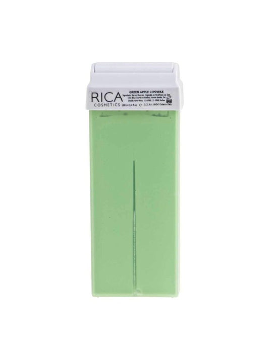 RICA Green Apple Roll-On Liposoluble Wax 100ml – For Smooth & Gentle Hair Removal