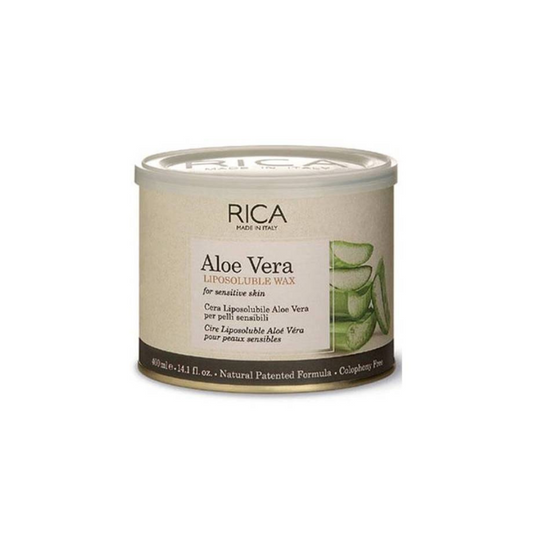 Rica Aloe Vera Liposoluble Wax 400ml – Gentle wax for sensitive skin at Ziofy.pk
