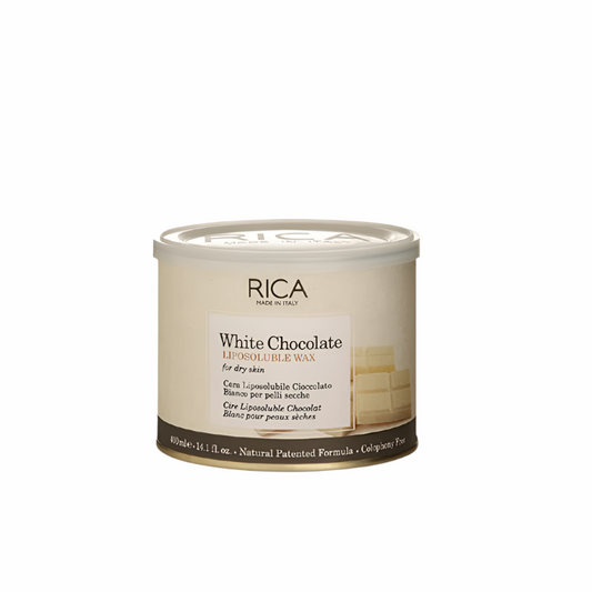 Rica White Chocolate Liposoluble Wax 400ml – Nourishing Creamy Wax for Sensitive Skin – Ziofy.pk