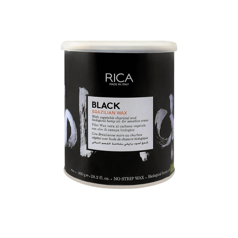 Rica Black Charcoal Brazilian Wax 800ml