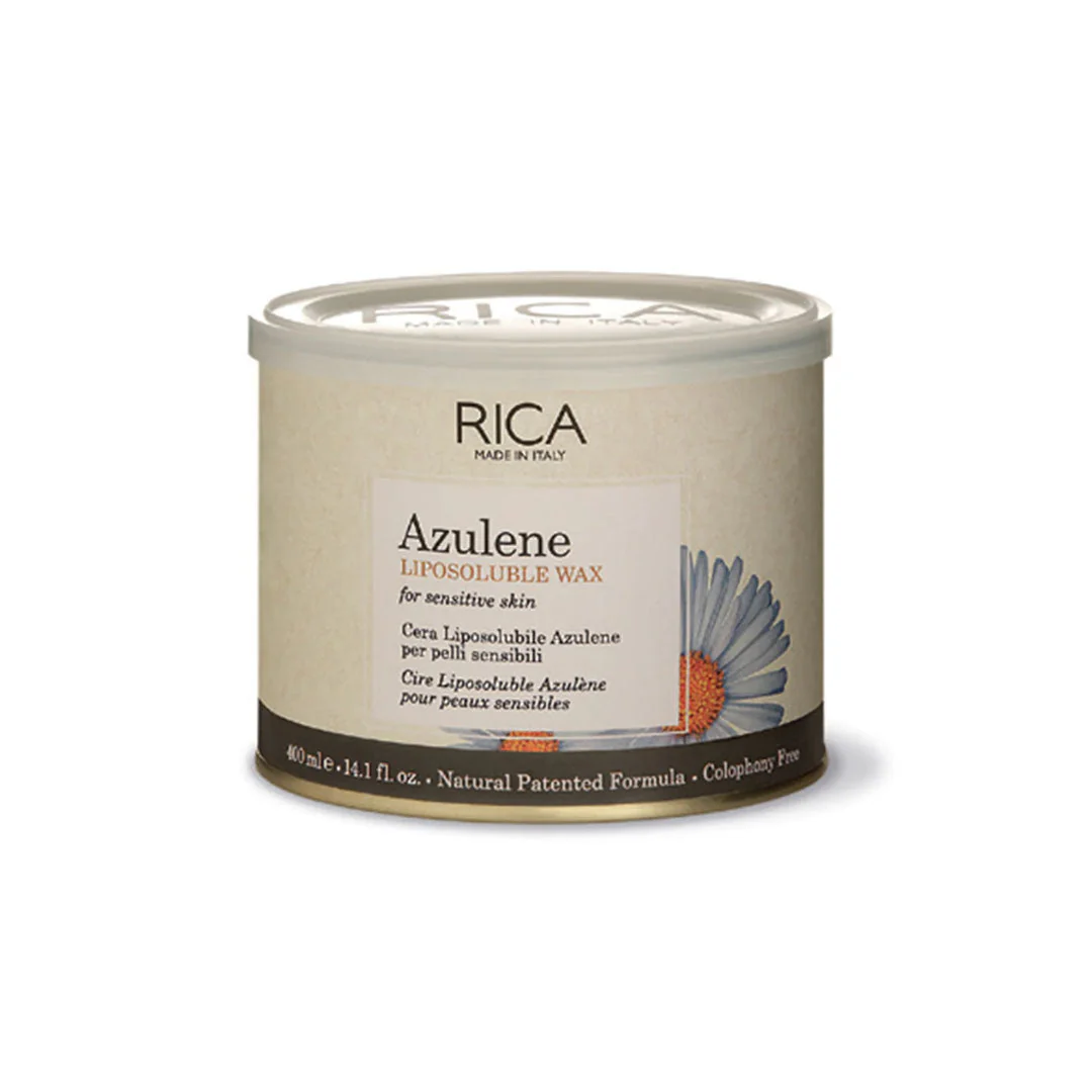 RICA Azulene Liposoluble Wax 400ml โ Gentle Wax for Sensitive and Delicate Skin