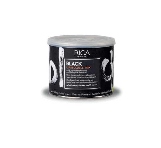 Rica Black Liposoluble Wax 400ml – Best Wax for Coarse Hair – Ziofy.pk

