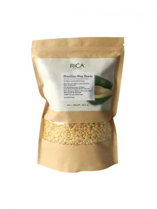 Rica Brazilian Avocado Beads Wax 800g – Hard wax for bikini and underarms available at Ziofy.pk