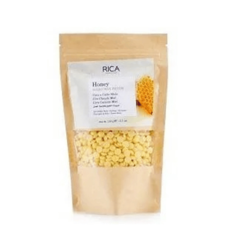 RICA Brazilian Honey Beads Wax 150g – Hydrating Wax for Dry & Sensitive Skin | Buy Original Rica Wax in Pakistan at ricawax.pk